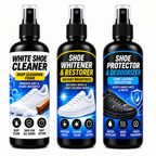 3-in-1 Premium Shoe Care Kit – Cleaner, Whitener & Protector