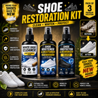 3-in-1 Premium Shoe Care Kit – Cleaner, Whitener & Protector